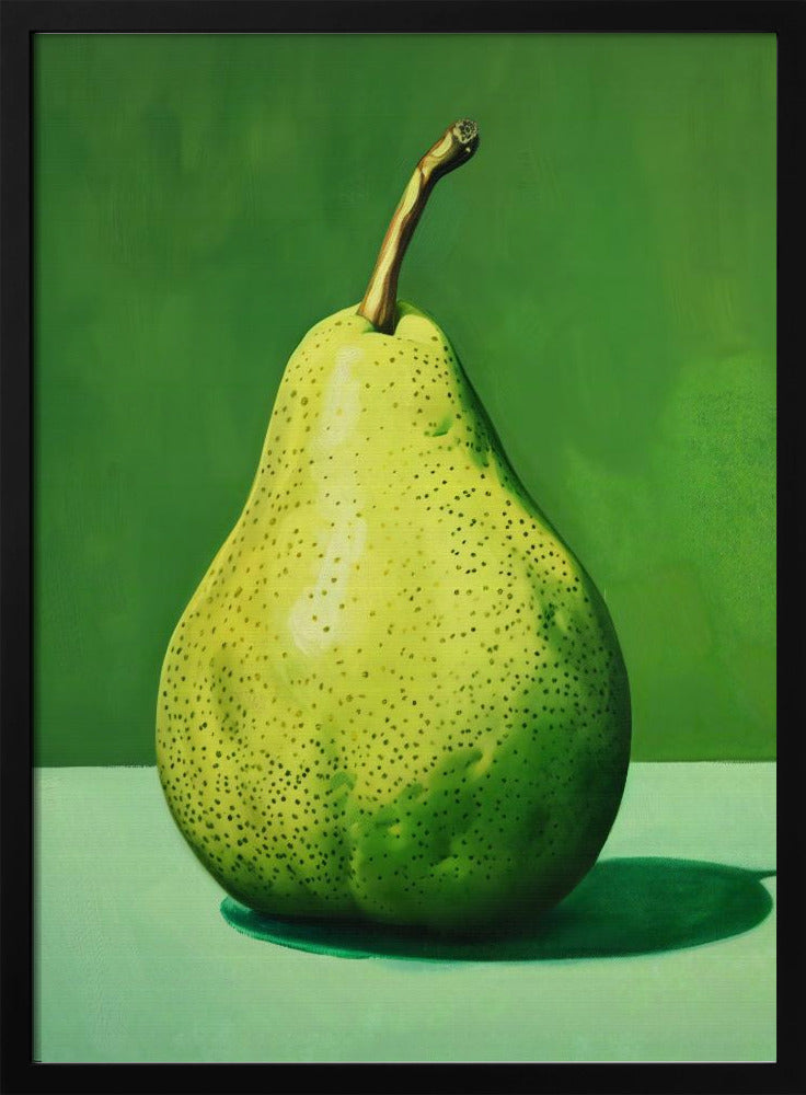 Green Pear Poster