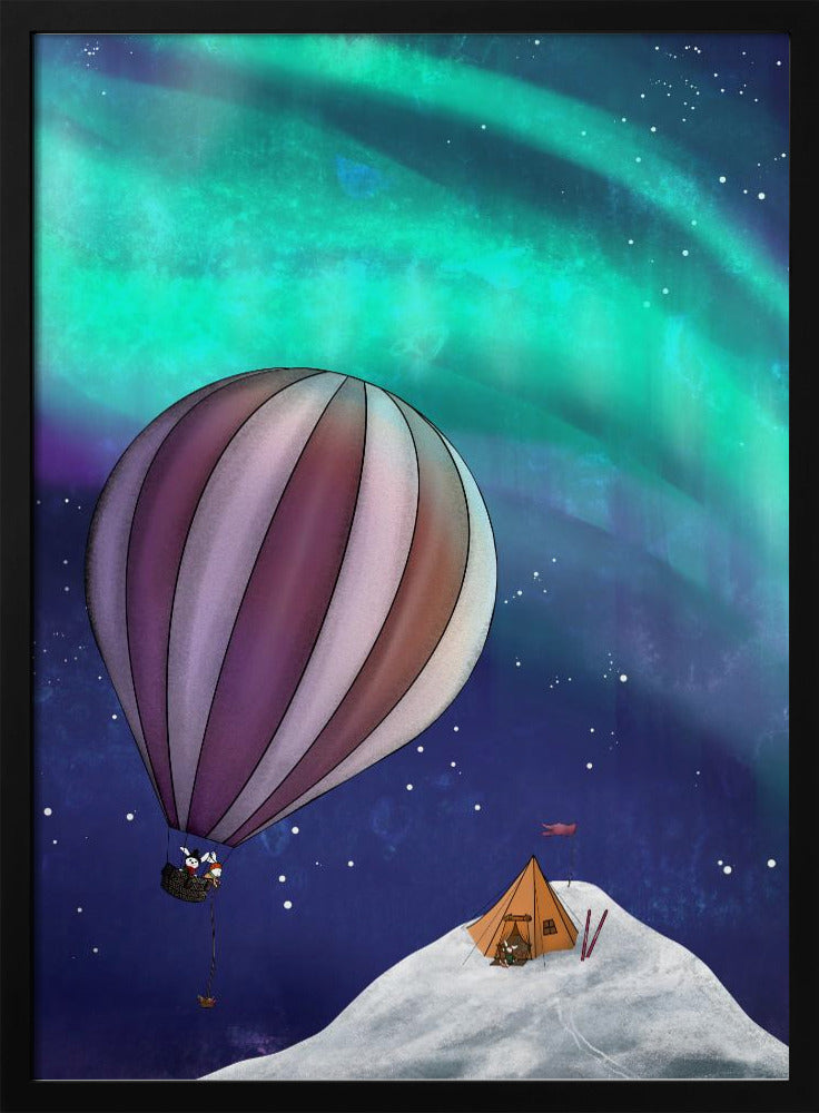 Hot air balloon trip Poster