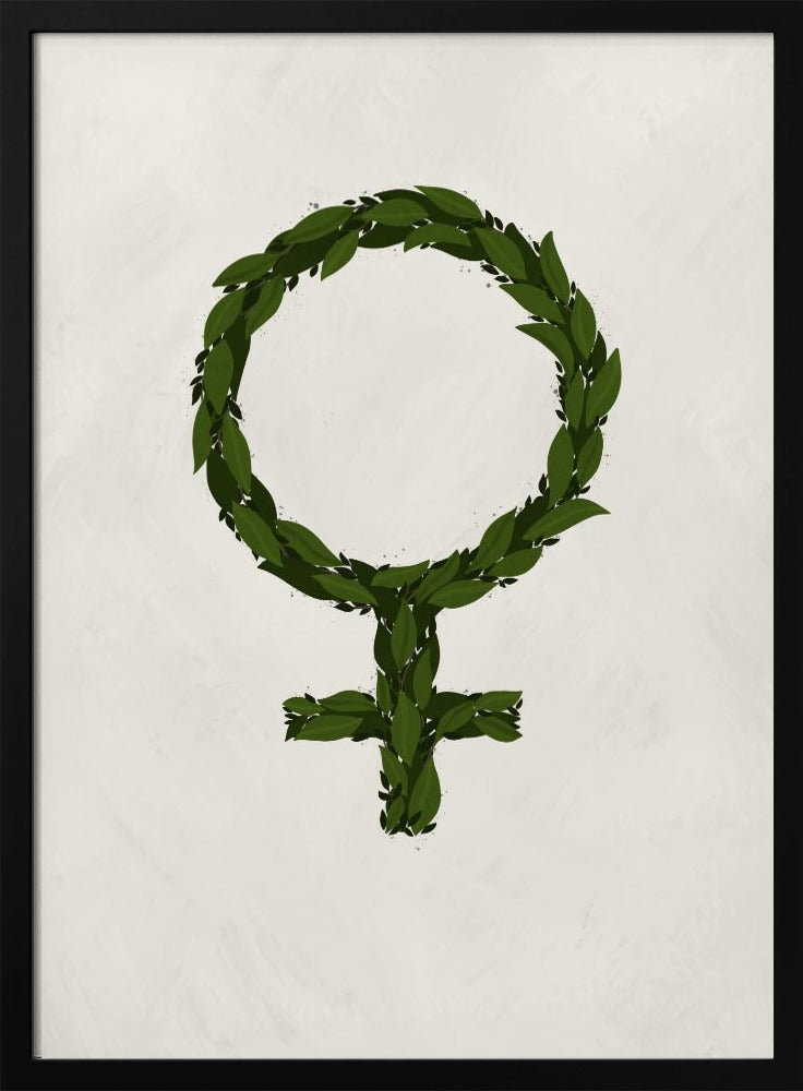 Feminism White Poster