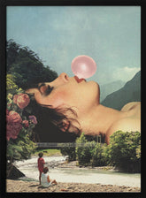 Bubble Gum Girl Poster