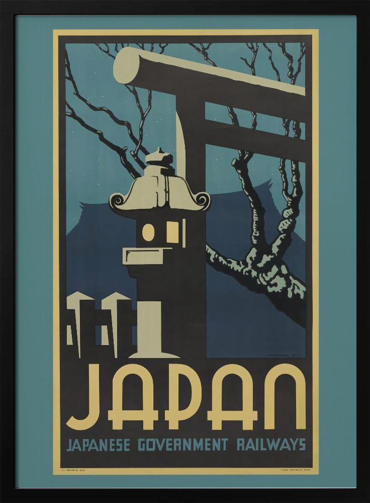 Japan - Japanese Government Railways Poster