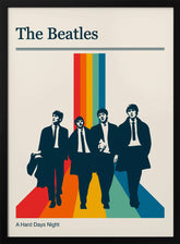 The Beatles Retro Gig Poster Poster