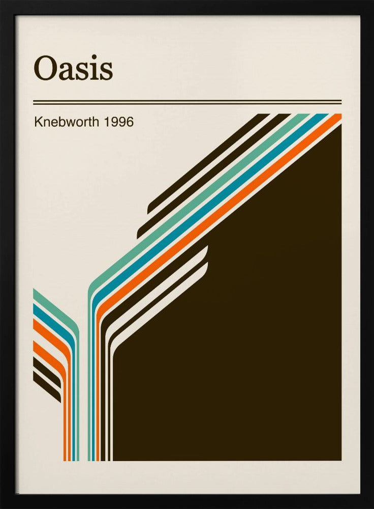 Oasis Retro Gig poster Poster