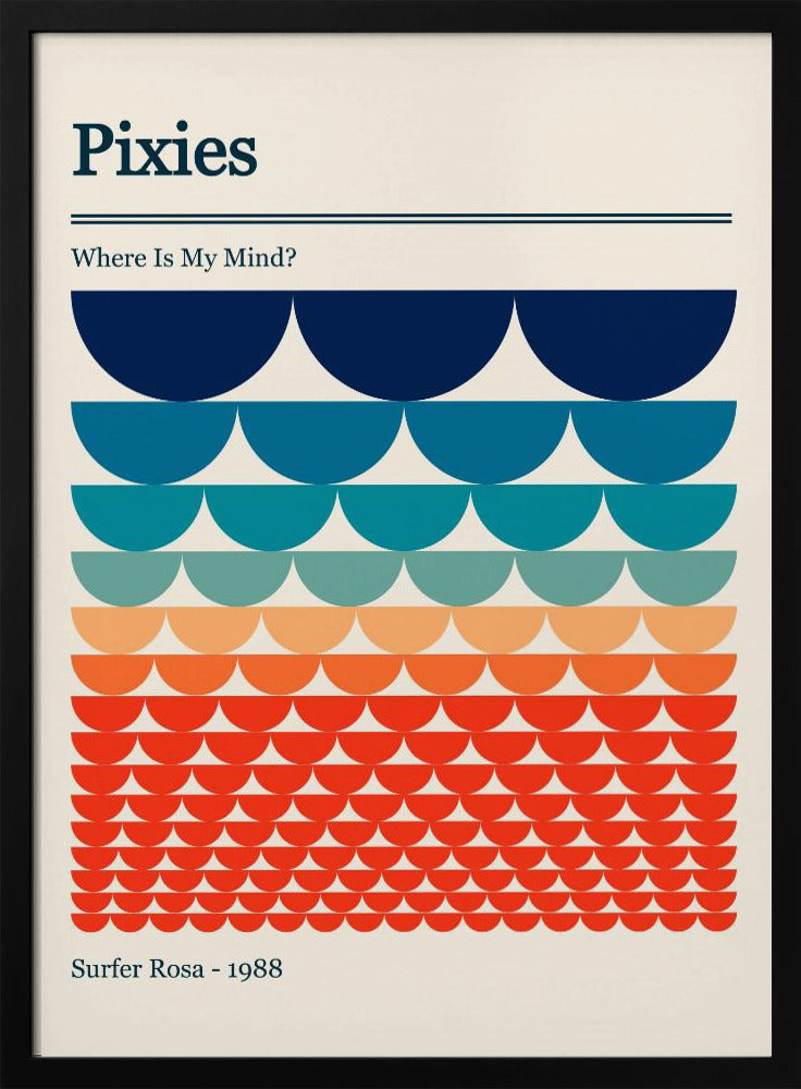 Pixies Retro gig poster Poster