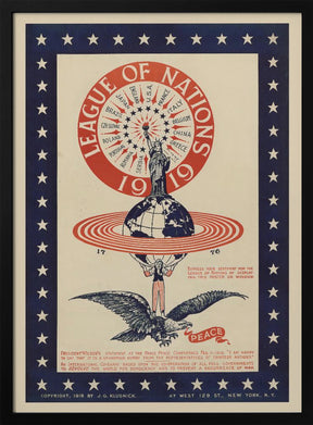 League of Nations 1919 Poster