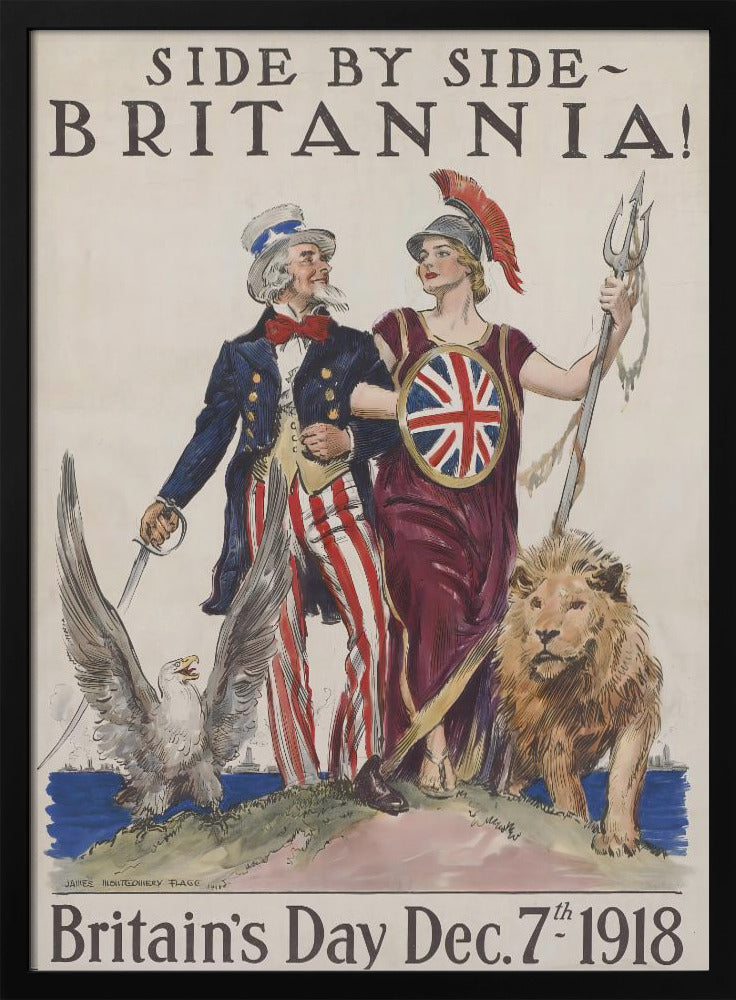 Side By Side Britannia Poster