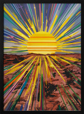 Sunrise In the Desert Poster