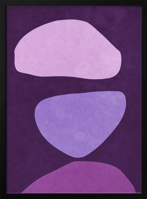 Abstract Forms Violet Poster