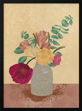 Arranged Flowers Poster