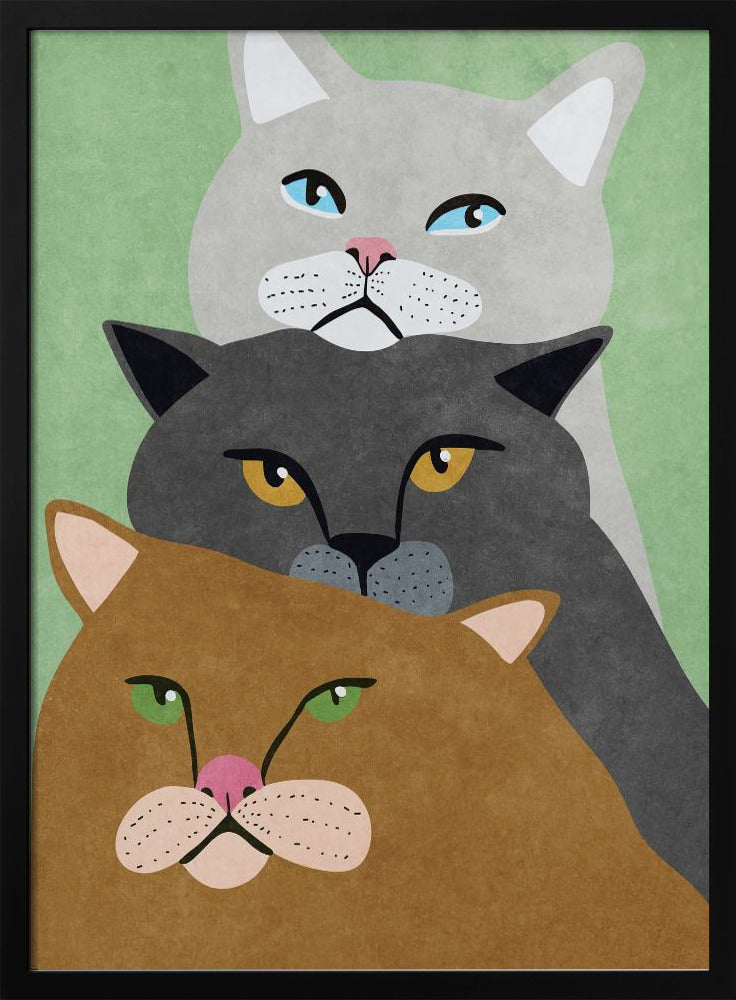 Cat Trio Poster