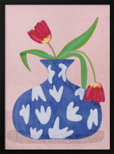 Tulpe in vase Poster