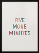 Five More Minutes Poster