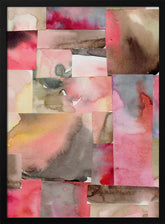 Watercolor abstract composition 6 Poster