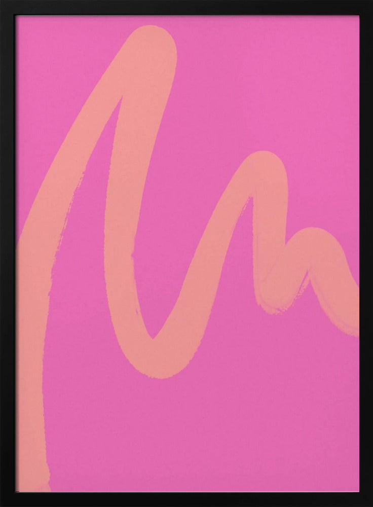 Pink Wave No 9 Poster