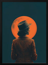 She and the Moon Poster