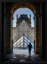 louvre pyramid Poster