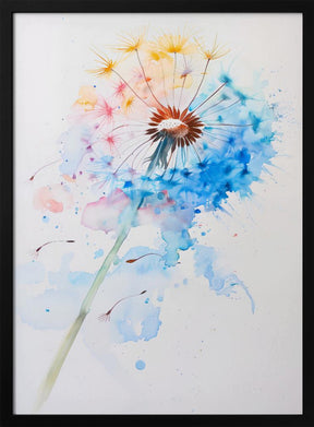 Abstract Dandelion Poster