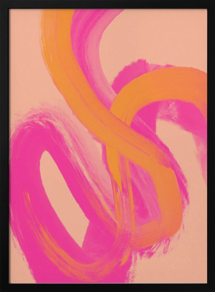 Color Strokes No 14 Poster