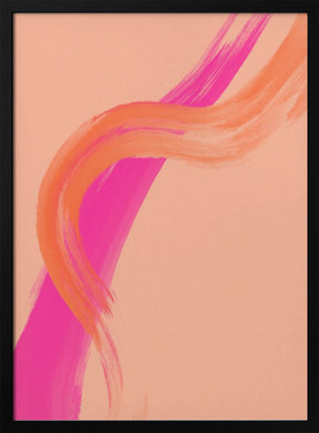 Color Strokes No 16 Poster