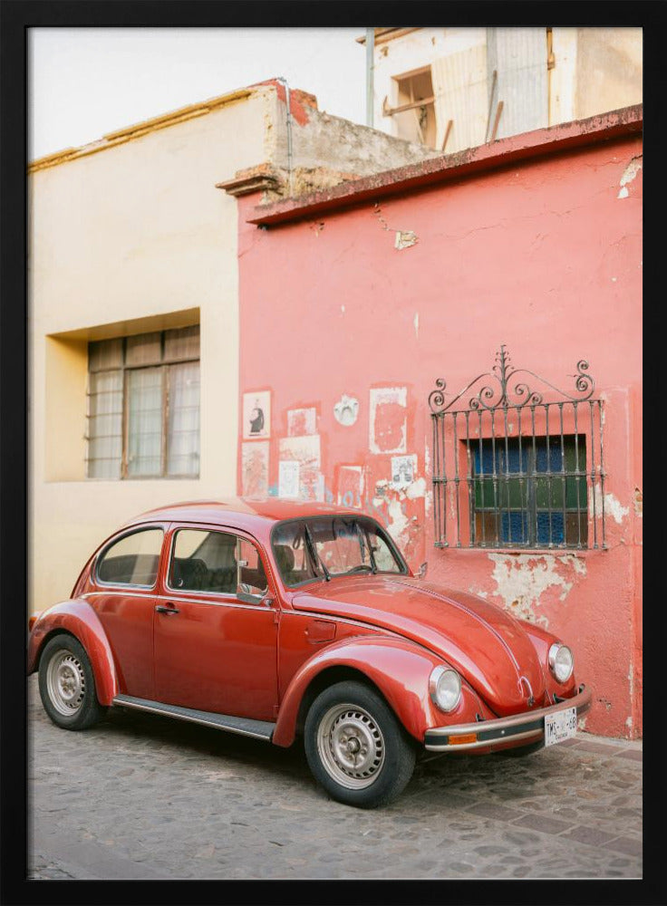 Volskwagen Beetle in Oaxaca Poster