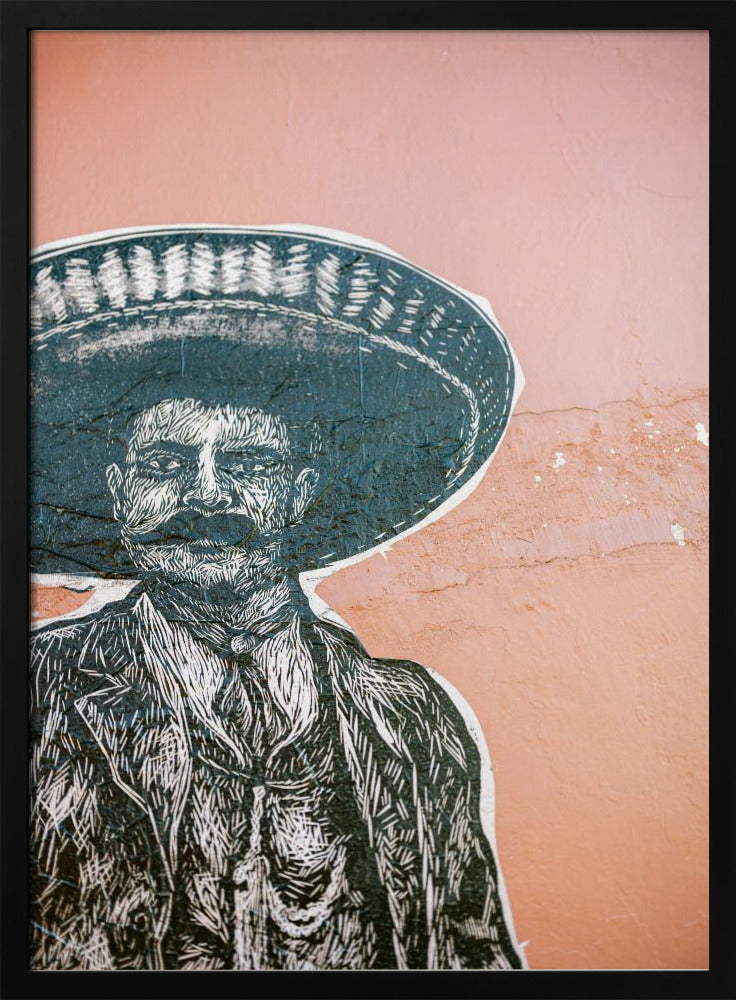 Mexican wall art in Oaxaca Poster