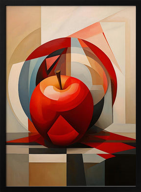 The Abstract Apple Poster