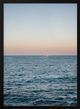 Amalfi Sunset Coast Sailing | Italy Travel Photography Poster