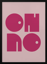 Oh No  Pink Cerry Pink.psdratio 3x4 Print By Bohonewart Poster