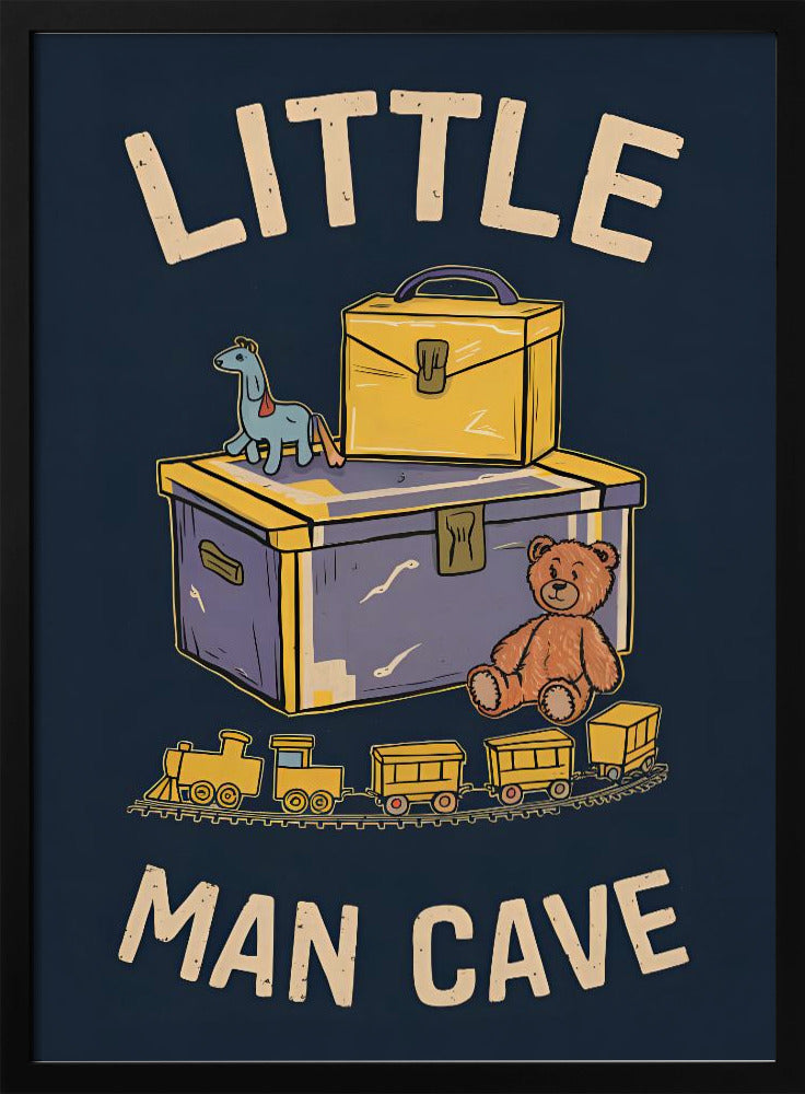 Little Man Cave Poster