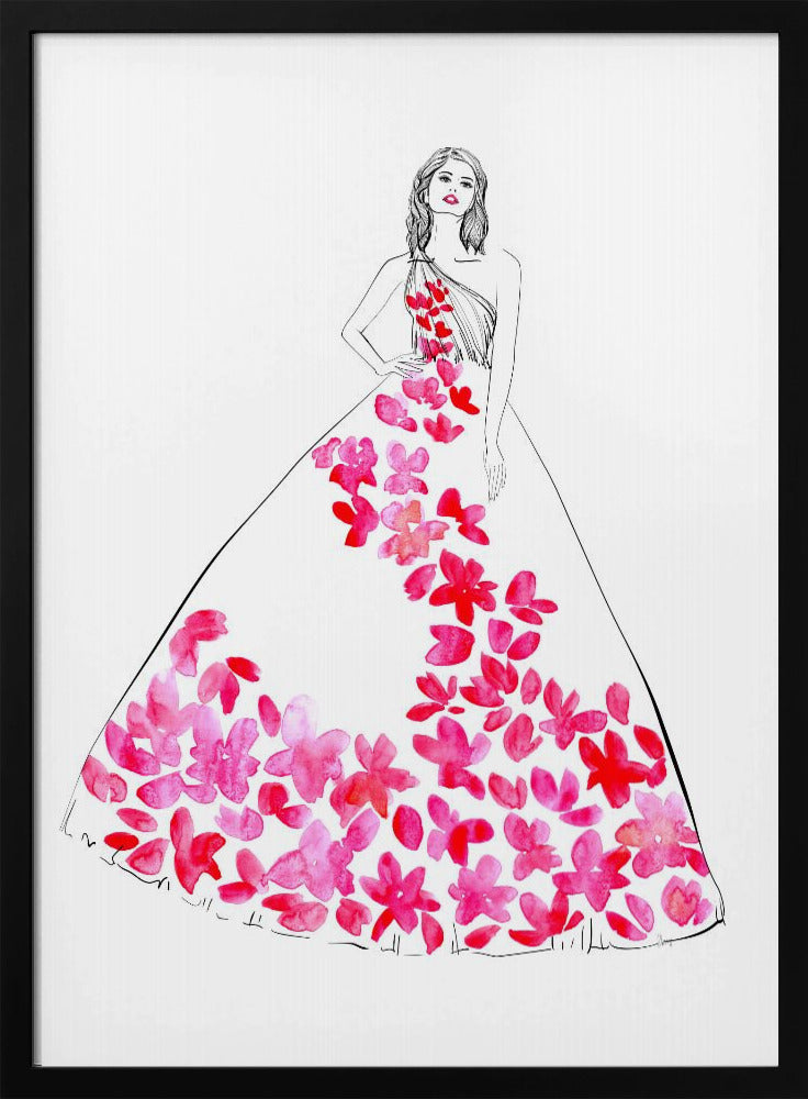 Oleta fashion illustration Poster