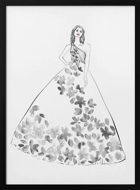 Oleta fashion illustration Poster