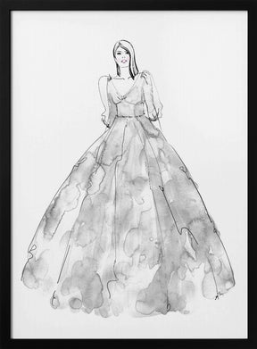 Fini fashion illustration Poster