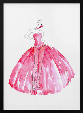 Beren fashion illustration Poster