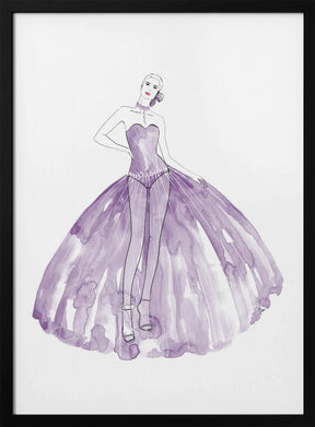 Beren fashion illustration Poster