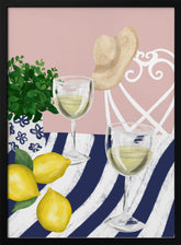 White wine for two Poster