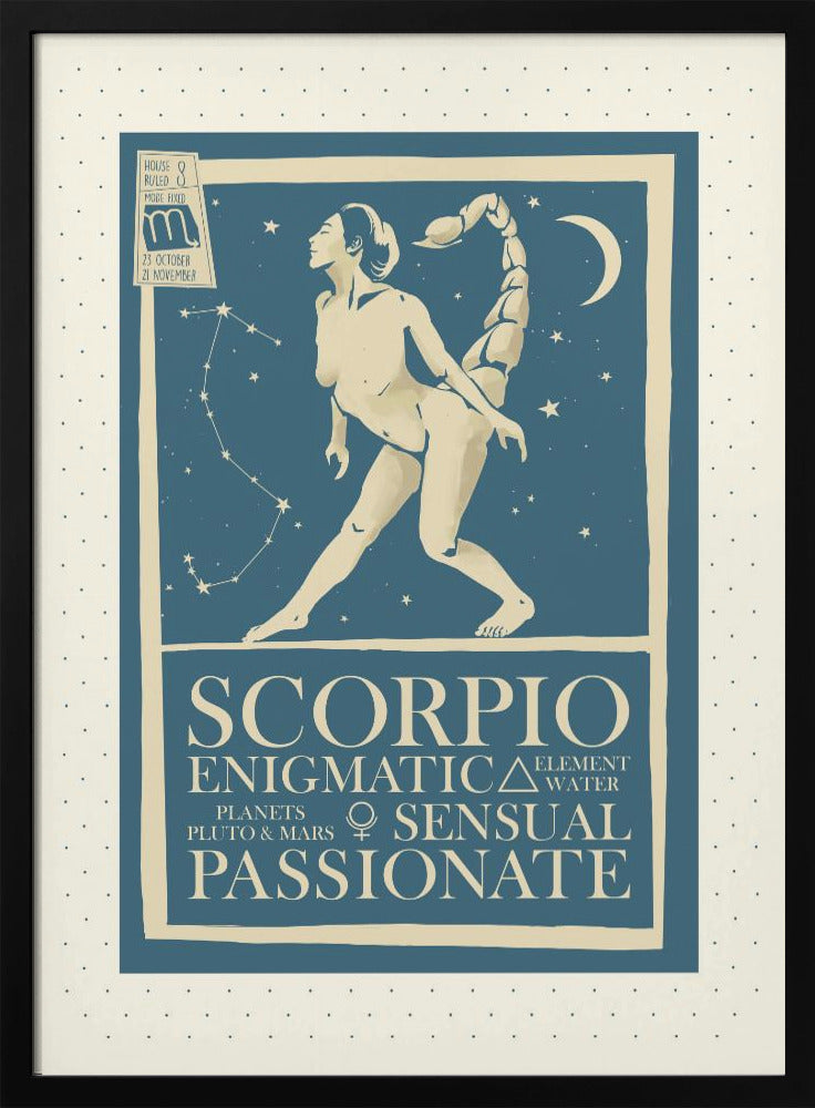 Scorpio Print Poster