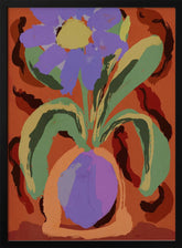 Violet Flower Poster