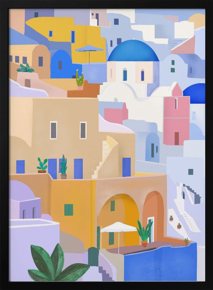 Santorini, Greece Poster