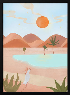 Desert Oasis Poster