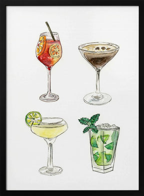 Cocktails Poster