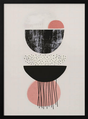 Abstract Minimalist Shapes No 5 Poster