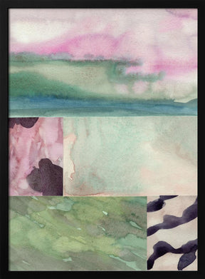 Watercolor abstract composition 10 Poster