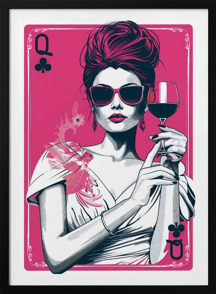 Queen of Clubs Poster