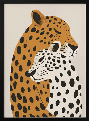 Leopard Mom Poster