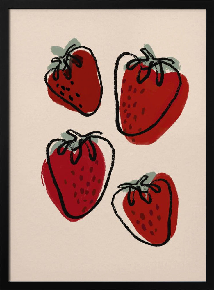 Strawberries Poster