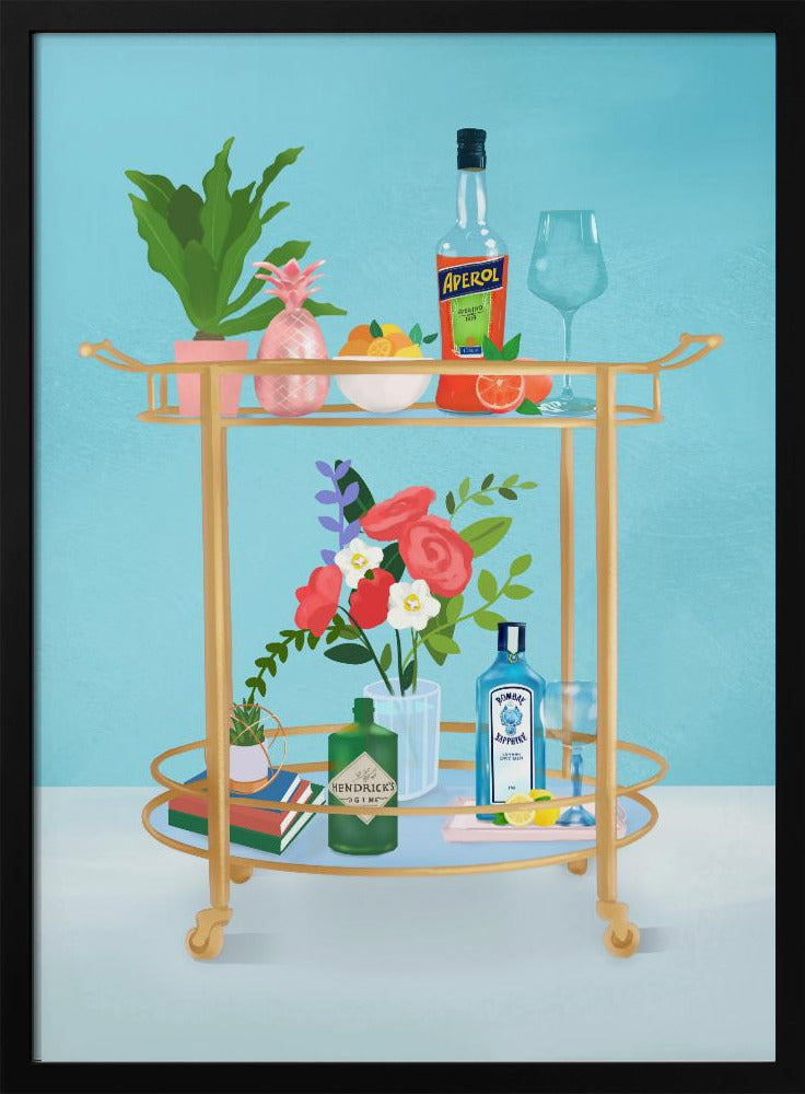 Bar Cart Poster