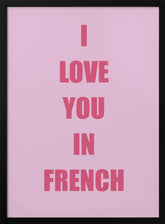 Frenchlovepink Ratioiso Poster