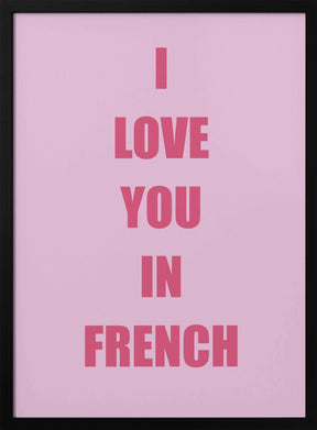 Frenchlovepink Ratioiso Poster