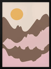 Abstractsunset Ratioiso Poster