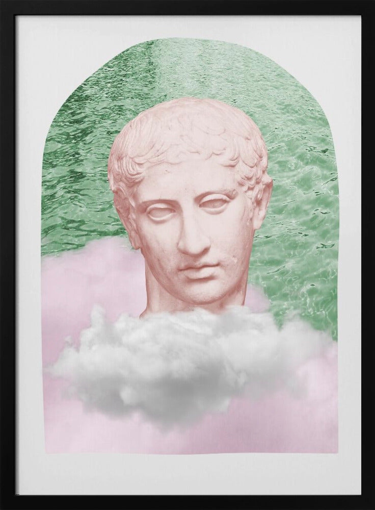 Ancientstatuepastel Ratioiso Poster